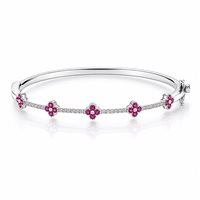 Bracciale Ultima Edizione Donna tiffany in Argento Cubic Zirconia BAO1600-ROSSO